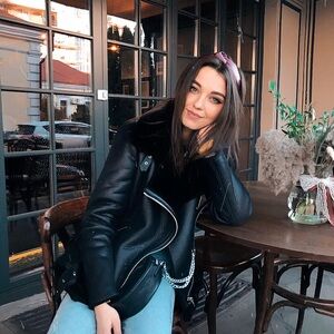 Women’s Black Faux Leather Biker Jacket with Fur Collar